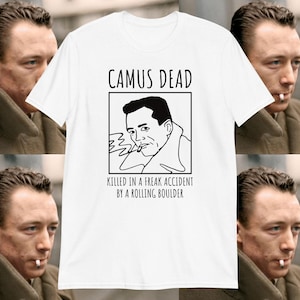 Albert Camus Absurdista Sísifo camiseta unisex de manga corta