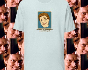 Willem Dafoe Spiderman T-Shirt Green Goblin I&#39;m Something of a Scientist Myself Meme