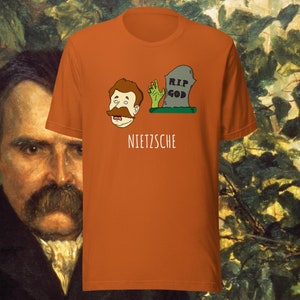 Friedrich Nietzsche Philosopher Nihilist God Is Dead Zombie Unisex t-shirt