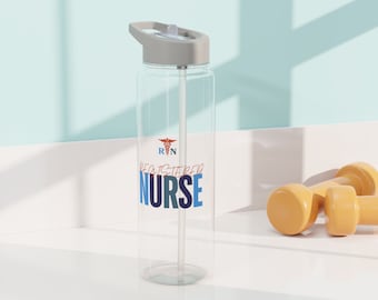 Krankenschwester-Wasserflasche, Krankenschwester-Dankesgeschenk, Krankenpflegestudenten-Geschenk, Krankenschwester-Abschlussgeschenk, RN-Wasserflasche
