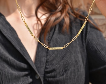 Birthday necklace for mom, Multiple Name Necklace, Family Name Necklace Gold Custom Name Necklace Mom Children Names Bracelet Christmas Gift