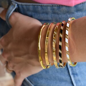 Gold Filled Bracelet, Adjustable Cuff Waterproof Bracelet, Black - White - Gold - Stackable Bracelet, Personalized Engraved Custom Bracelet