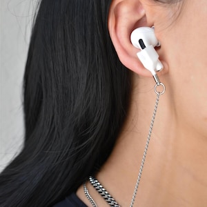 Earplug Chain Necklace Ear plug Anti Lost Lanyard Silver GOLD Choker Airpod Earbuds Magnetic Waterproof Silicon Holder Jewelry