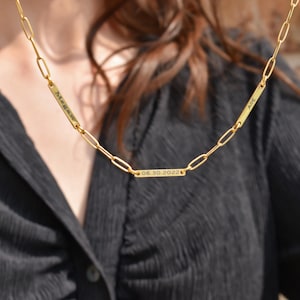 Birthday necklace for mom, Multiple Name Necklace, Family Name Necklace Gold Custom Name Necklace Mom Children Names Bracelet Christmas Gift