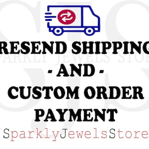 Shipping Adjustment - Customization Fee - Resend Reshipping Fee - Tip - Expedite Processing &  Handling Time Rush My Order
