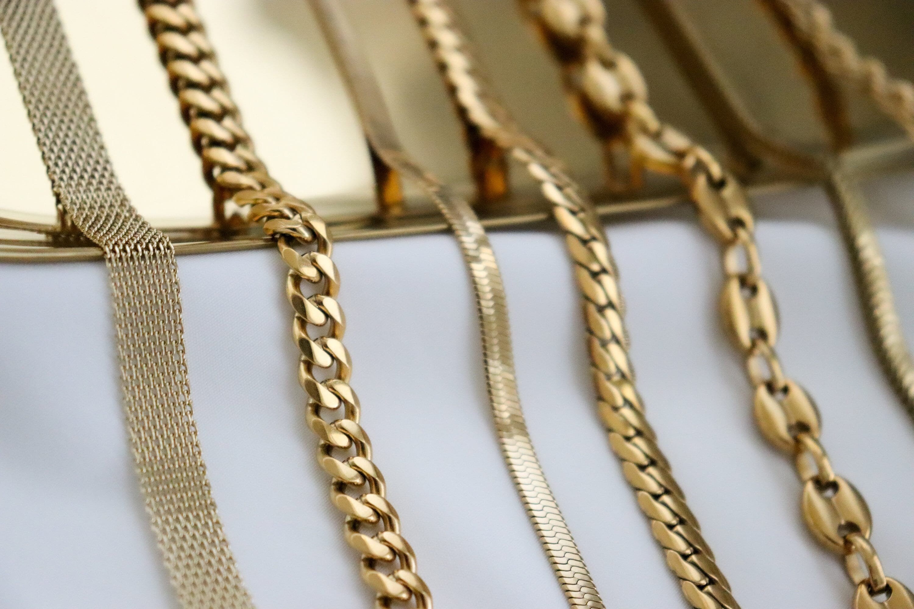 Gold Mesh Necklace - Etsy