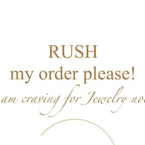 Expedite Processing Time · Handling Time · Very Urgent Order · Rush Order for Birthday Anniversary Same Day Shipping Out