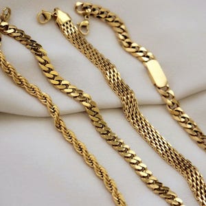 Custom Gold Shape Vintage Mesh Bracelet Vintage Jewelry Gold Bracelet Stainless Steel Waterproof Anti tarnish Gold Jewelry Gift Mom Bracelet