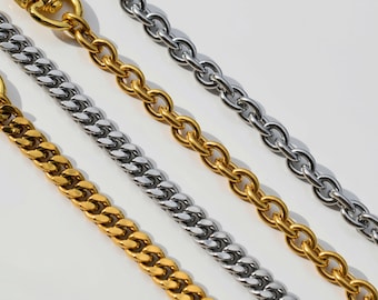 Silver Strap Women Bag Chain, Bag Purse Chain, Shoulder Bag Strap, Wallet on Chain, Wallet Chain, Small Bag Chain, Women Bag Gift Chain