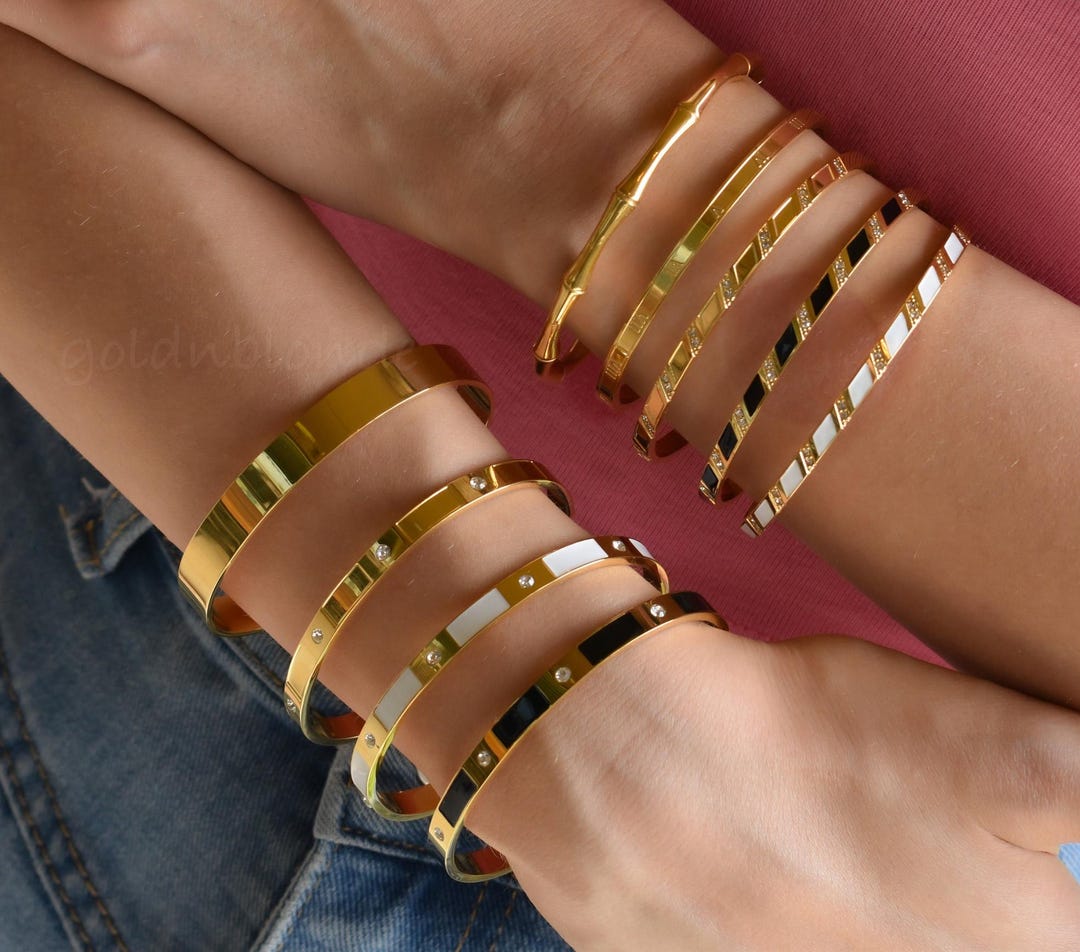 新作ウエア Adjustable Personalized Bracelet, Gold Filled Cuff Bracelet アクセサリー