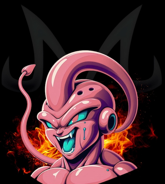 Majin Buu Dragonball Z Image: 15x15 PNG Digital Download - Etsy