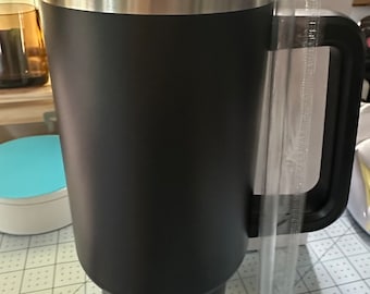 40oz Tumbler Blank-  Tumbler for Laser Engraving or Vinyl Only: Black