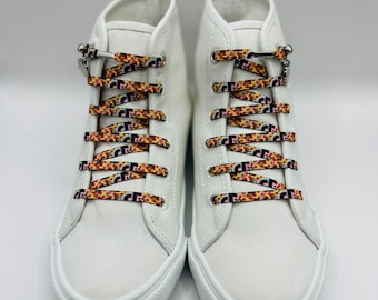 Cordones elásticos coloridos, sin nudos y de estilo pop urbano.