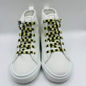 MAUVE GREEN elastic shoelaces - Buckle it - Easy to tie - No buckles