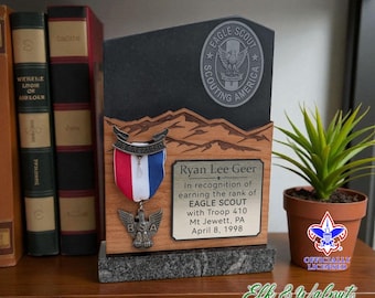 Eagle Scout Desk Plaque