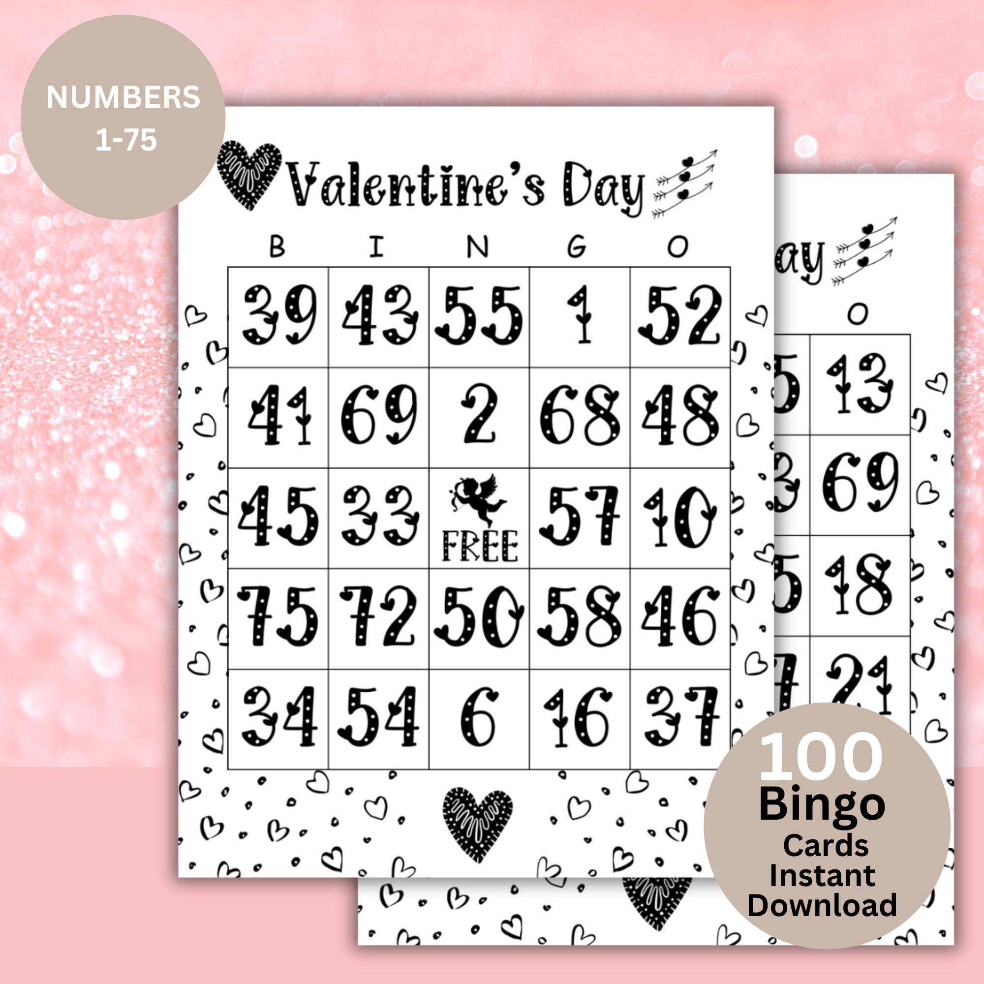 valentine-bingo-valentines-number-bingo-valentine-game-for-seniors-bingo-for-adults-printable-bingo-for-party-family-activity-galentines-etsy for 24 Valentine Bingo Cards Free Printable Valentine Bingo,valentines Number Bingo,valentine Game for Seniors,bingo for Adults,printable Bingo,for Party,family Activity,galentines - Etsy for 24 Valentine Bingo Cards Free Printable