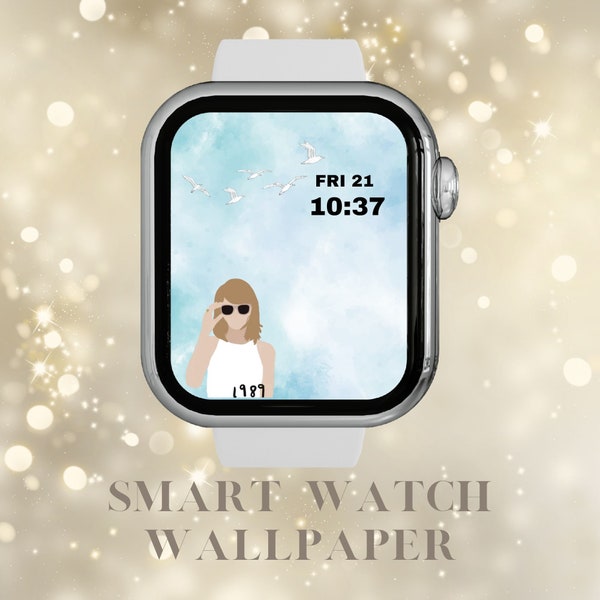 Apple Watch face wallpaper Swiftie theme watch wallpaper taylor swift Apple Watch wallpaper, smart watch taylor swift, 1989 album cover