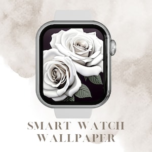 Smart watch rose flower wallpaper, Apple Watch face wallpaper, rose watch face, Apple Watch floral wallpaper, floral Watch face