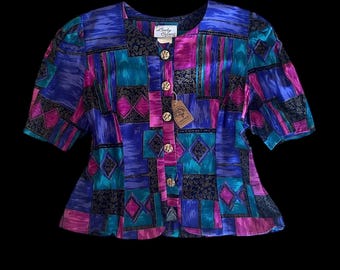 Vintage Abstract Top Size 18