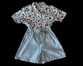 Brittania Vintage Shorts High Waist Size 7 / 80s