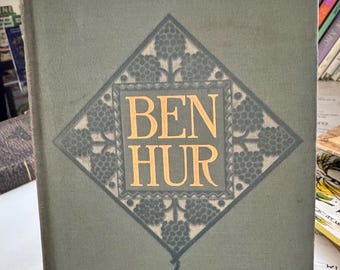 VINTAGE  124 year old copy of Ben Hur 1901.