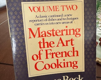 VINTAGE Mastering the Art of French Cooking -Julia Child and Simone Beck 1983 Volume Two