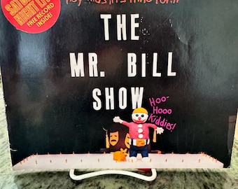 VINTAGE The Mr. Bill Show Book 1979 w/ free record inside
