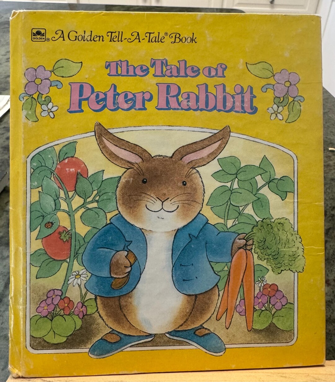 VINTAGE THE Tale of Peter Rabbit -A Golden Tell-a-tale Book - Etsy