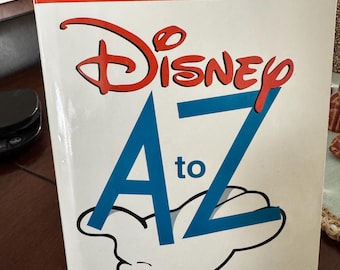 VINTAGE The Updated Official Encyclopedia Disney A to Z 1998 HC