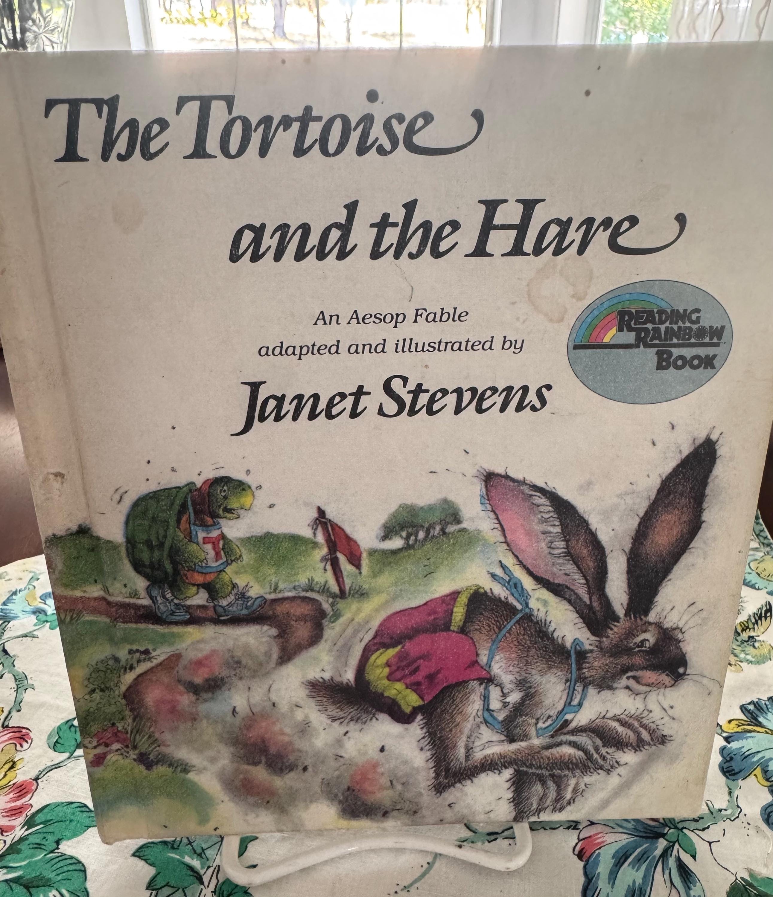 VINTAGE the Tortoise and the Hare Adapted and Illustrated by Janet