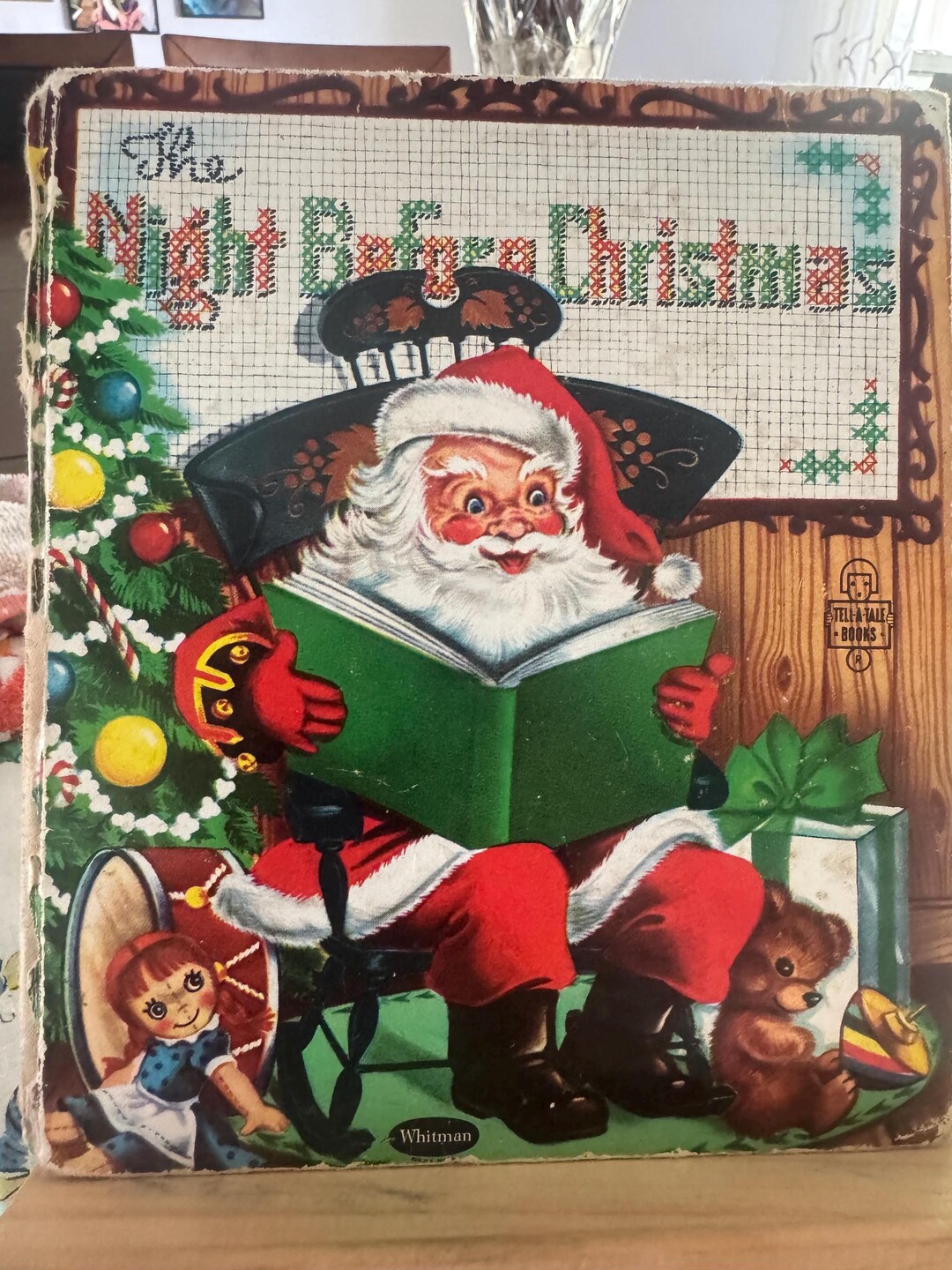 VINTAGE the Night Before Christmas 1953 Tell a Tale Books FREE SHIPPING ...
