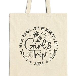 Girls Trip Tote Bag, Girls Getaway Bag, Girls Weekend Bag, Girls Trip Gift, Girls Vacation Gift, Girls Beach Gift, Girls Travel Gift