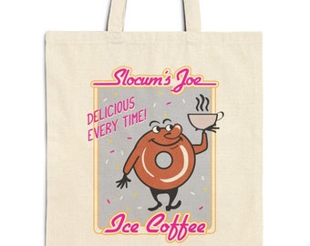 Slocum's Joe Canvas Tote Bag Fallout Pipboy Mok, New Vegas Cup, Fallout 4, Fallout 76, Video Gamer Gift, Vault Tec