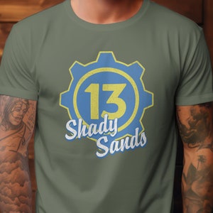Vault 13 Shady Sands T-shirt, Gamer Gift, Game Series
