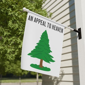 3x5 Ft Appeal To Heaven Pine Tree Flag - 100D Polyester Liberty Tree Flag, USA Made Style