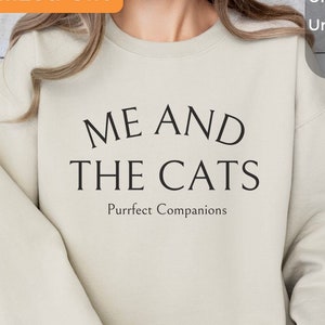 Personalized Cat Mom Sweatshirts & hoodies, personalize your cat names, Gift for Mother&#39;s day, Valentine&#39;s, Birthday, Anniversary, Christmas