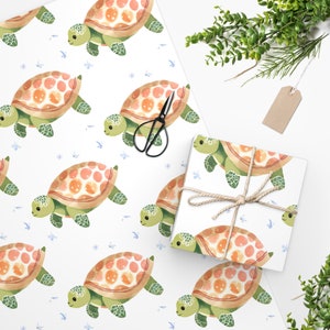 The Little Torti Wrapping Paper - Sea Turtle