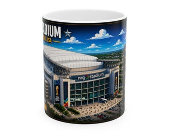 2026 World Cup Mug | NRG Stadium | Houston Host Stadium | Texas Soccer Fan Gift | Stadium Collector Coffee Mug