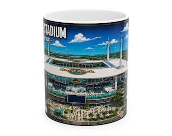 2026 World Cup Mug | Hard Rock Stadium | Miami Host Stadium | Florida Soccer Fan Gift | Stadium Collector Coffee Mug