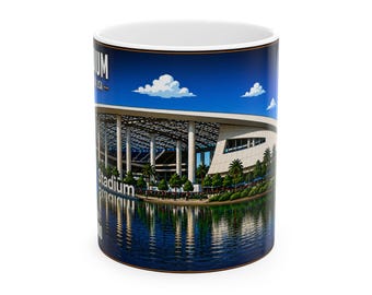 2026 World Cup Mug | SoFi Stadium | Los Angeles Host Stadium | Inglewood California Soccer Fan Gift | Stadium Collector Coffee Mug