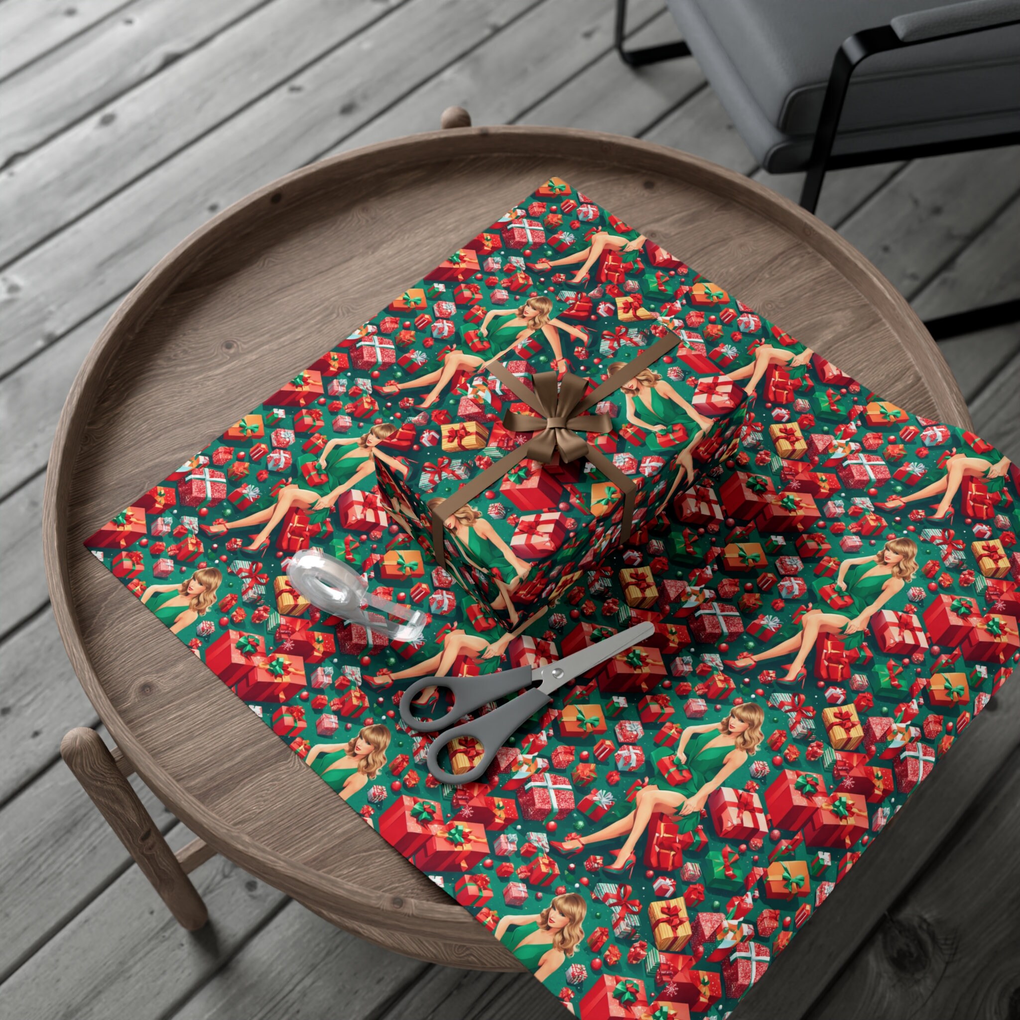 Unique Taylor fans wrapping paper for swift fans gift paper unique idea