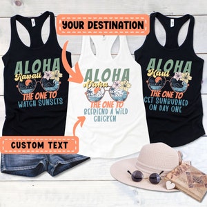 Custom Hawaii funny matching vacation family shirts, I Don't Do matching shirts, Birthday trip group shirts, Hawaii trip matching tank-top
