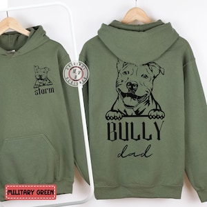 Pitbull Hoodie - Etsy UK