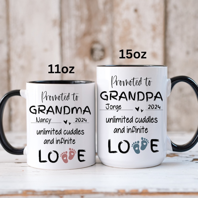 Ink Trendz Grandma Sunflower Coffee Mug – 11 Oz Ceramic, Funny Aunt Gift, Dishwasher Safe