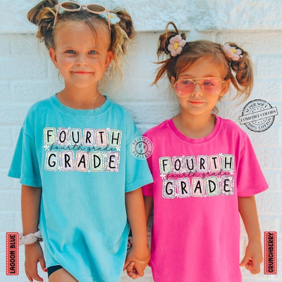 Chemise en coton pour la rentrée des classes avec marguerites