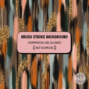 Fall Thanksgiving Colors Grunge Brush Stroke Background Trendy Fall Thanksgiving Pattern PNG Glitter Background Digital Paper