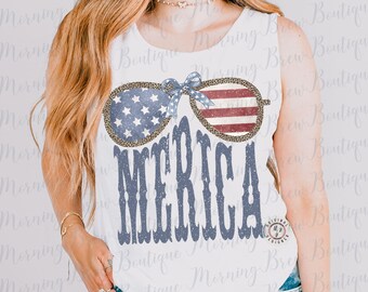 Patriotic Merica Retro Vintage PNG Design, Vintage Coquette 4th Of July design Trendy Retro Distressed Merica Png Design