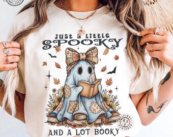 Komfortfarben * Bücherwurm-Halloween-Shirt, Gespenstische Leseratte, gruseliges Geschenk für Buchliebhaber, Leseratten-Shirt, Bücherwurm-Shirt