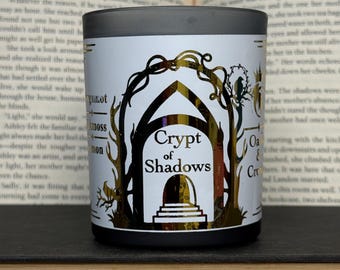 Crypt of Shadows Candle: LOTR-Inspired Soy Candle, 8oz