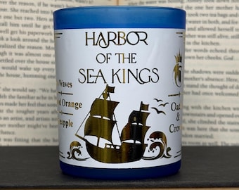 Harbor Of The Sea Kings Candle – LOTR-Inspired Soy Candle, 8oz